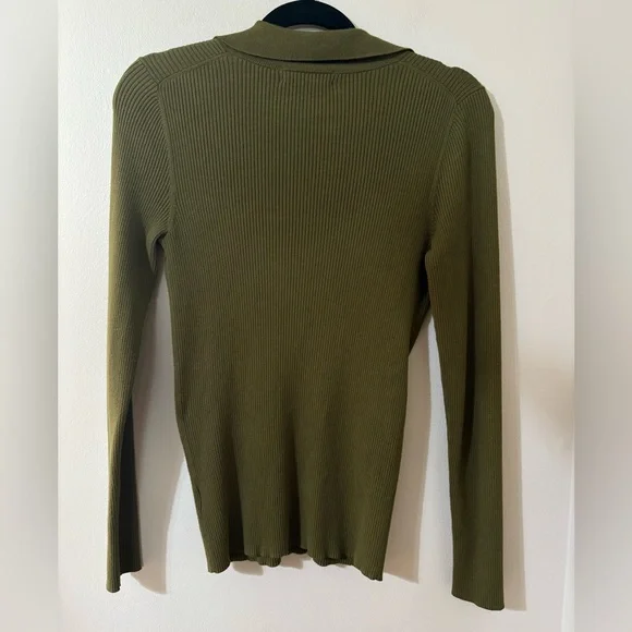 Babaton Collared Ribbed Knit Top - Picture 2 of 4